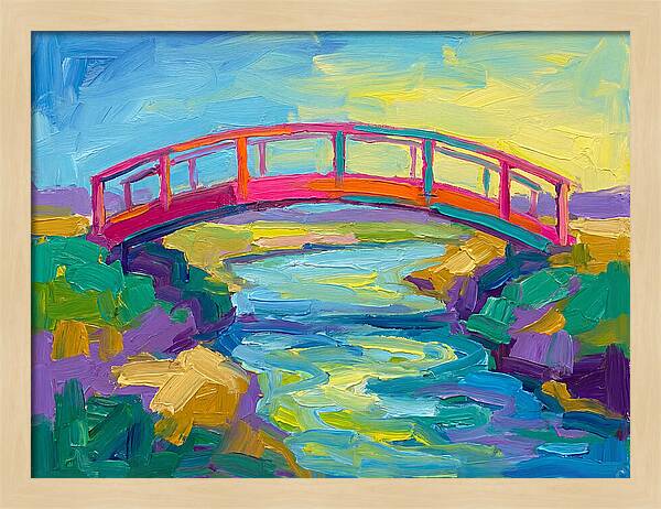 Footbridge Over Tranquil Waters