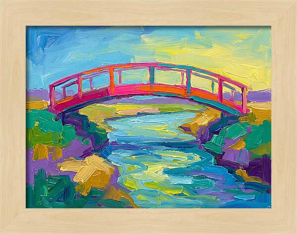 Footbridge Over Tranquil Waters