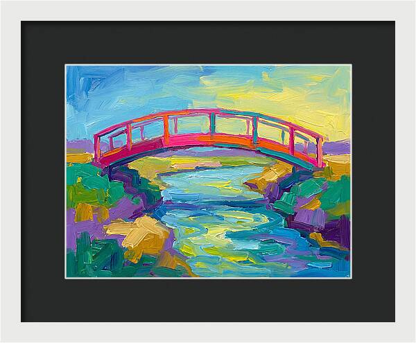 Footbridge Over Tranquil Waters