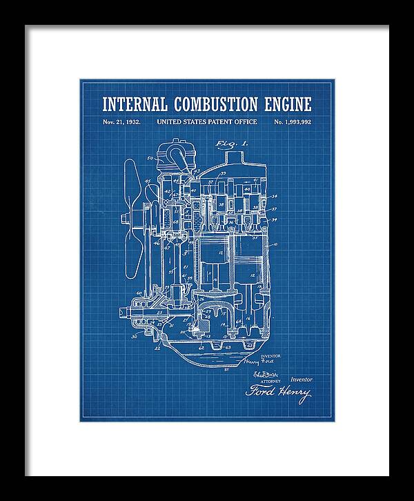 Ford Engine Ford Blueprint Patent Us1993992a