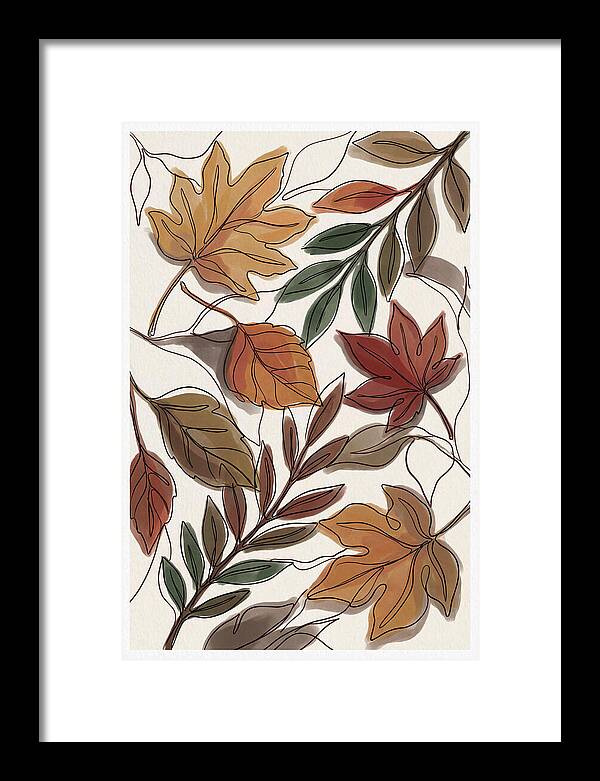 Forest Floor Carpeted In Vibrant Fallen Leaves