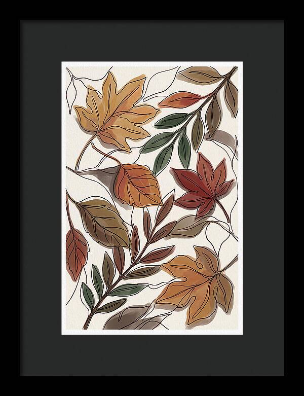 Forest Floor Carpeted In Vibrant Fallen Leaves