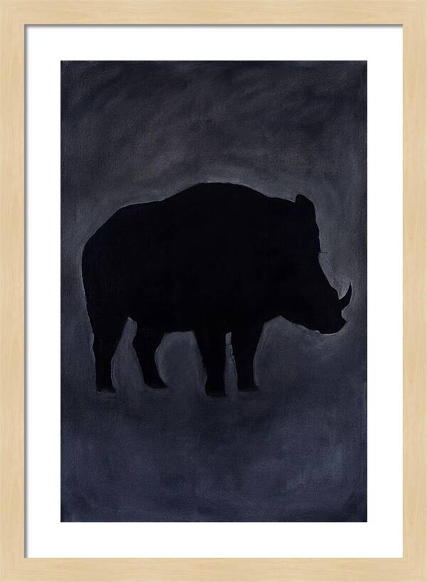 Forest Hog Silhouette