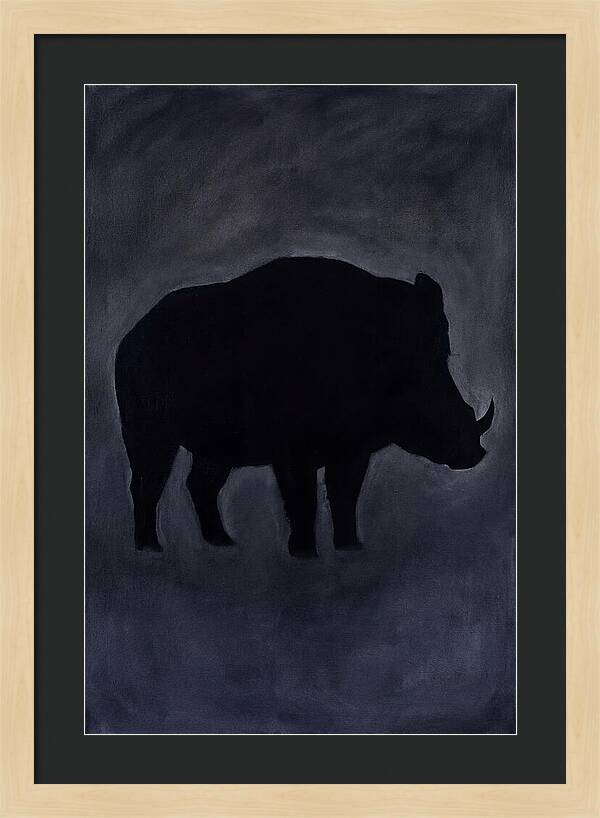 Forest Hog Silhouette