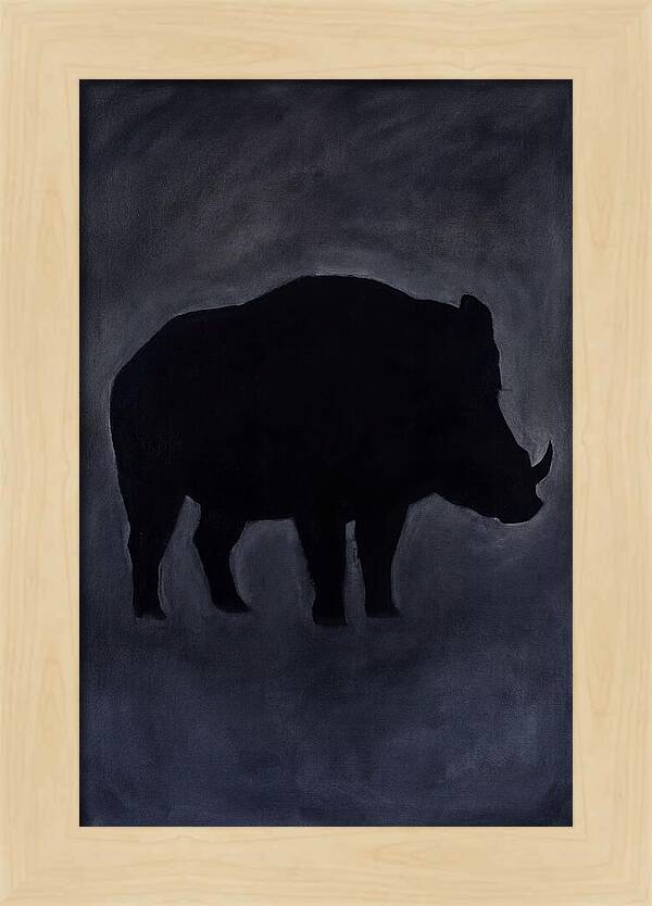 Forest Hog Silhouette