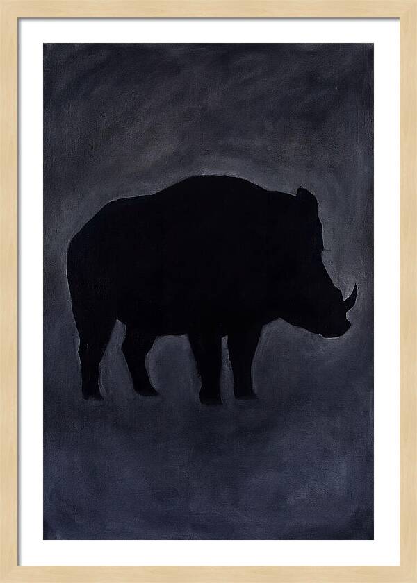 Forest Hog Silhouette