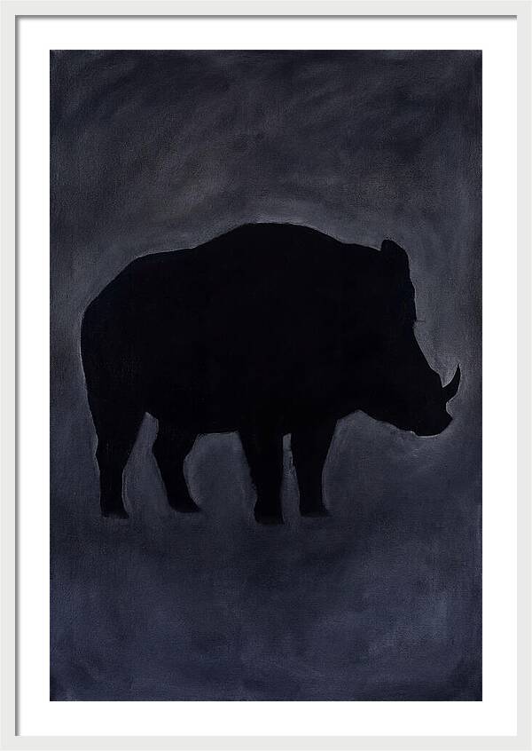 Forest Hog Silhouette