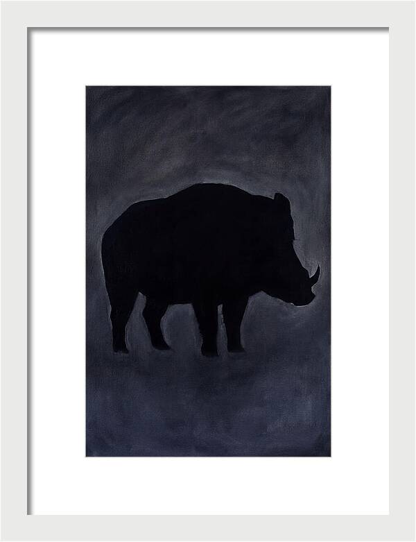 Forest Hog Silhouette