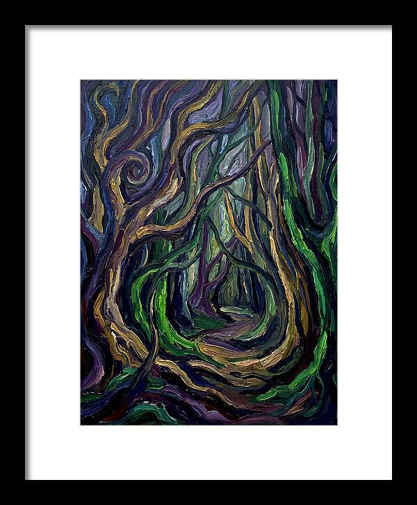 Forest Path Through Twisted Trees