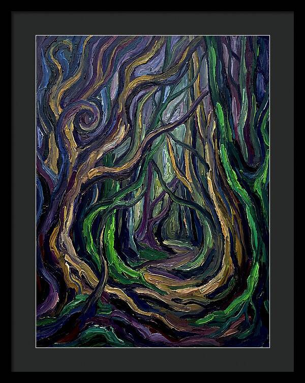 Forest Path Through Twisted Trees