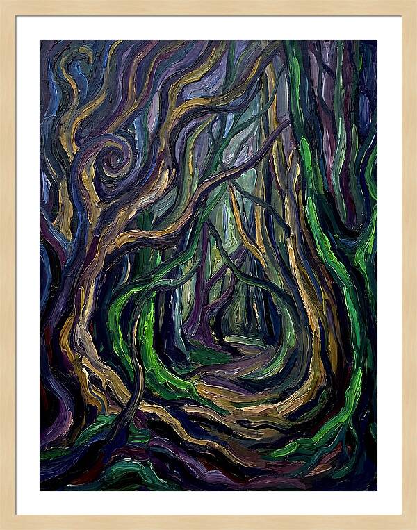 Forest Path Through Twisted Trees