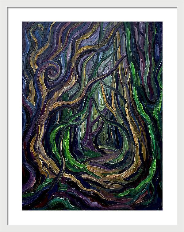 Forest Path Through Twisted Trees