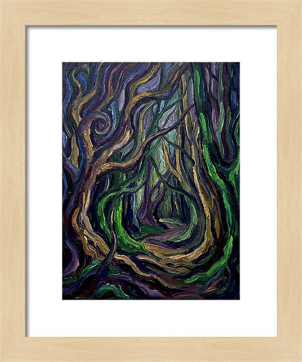 Forest Path Through Twisted Trees