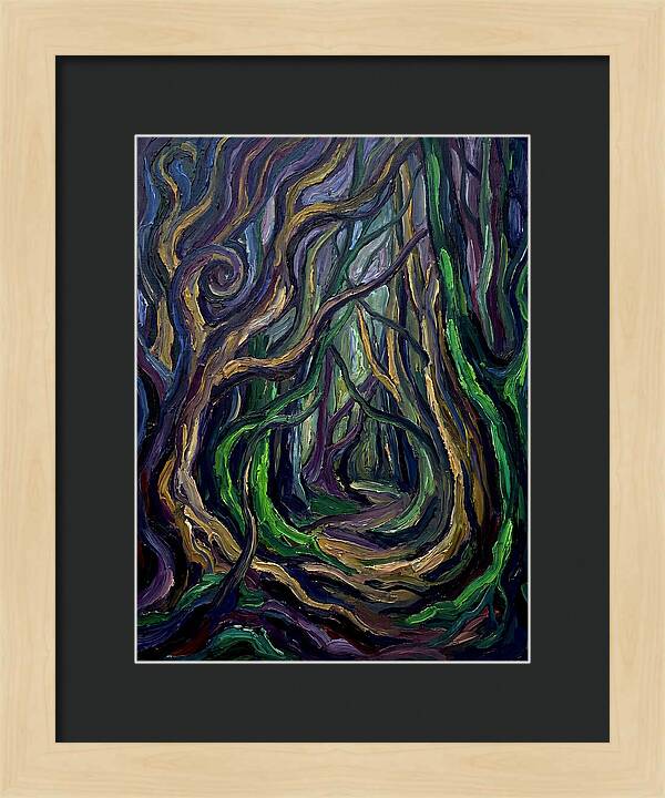 Forest Path Through Twisted Trees