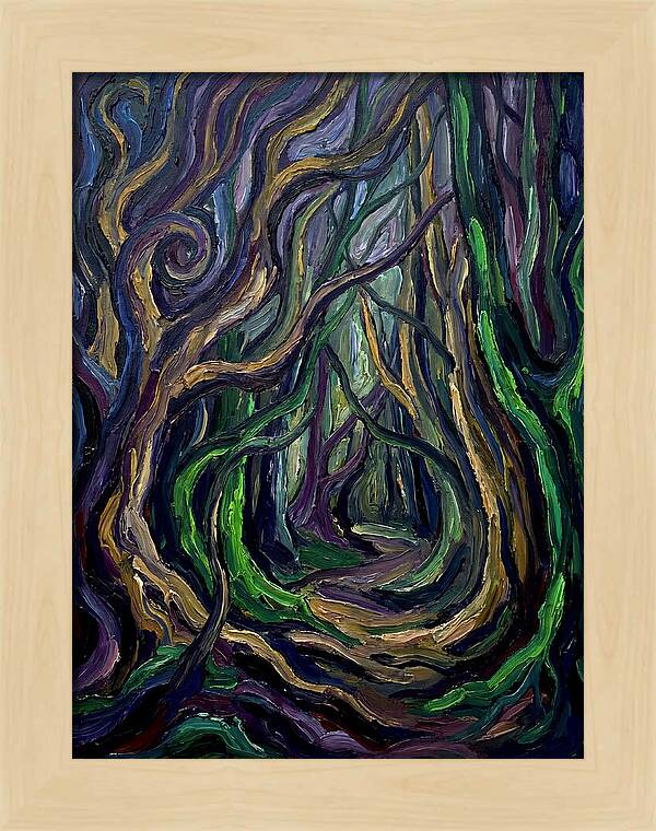 Forest Path Through Twisted Trees