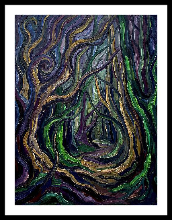 Forest Path Through Twisted Trees