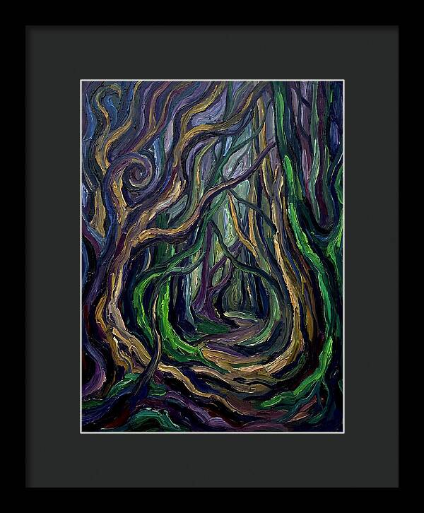Forest Path Through Twisted Trees