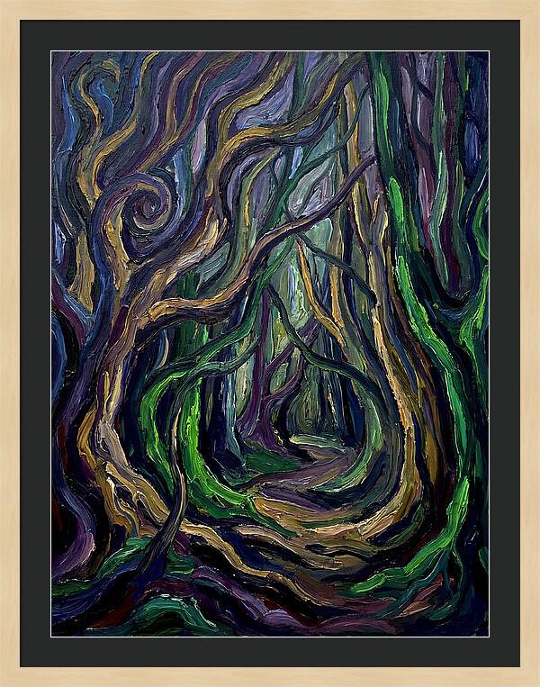 Forest Path Through Twisted Trees