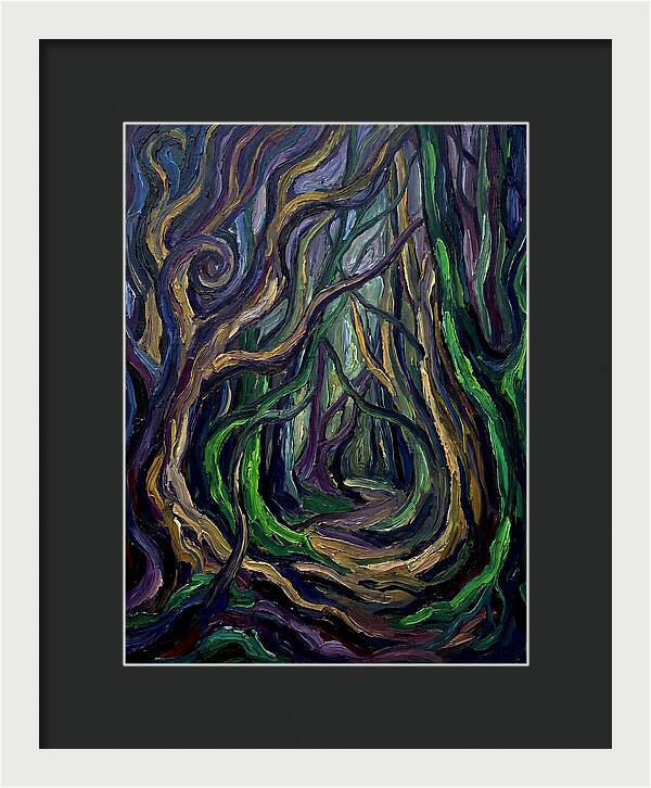 Forest Path Through Twisted Trees