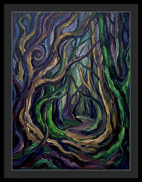 Forest Path Through Twisted Trees