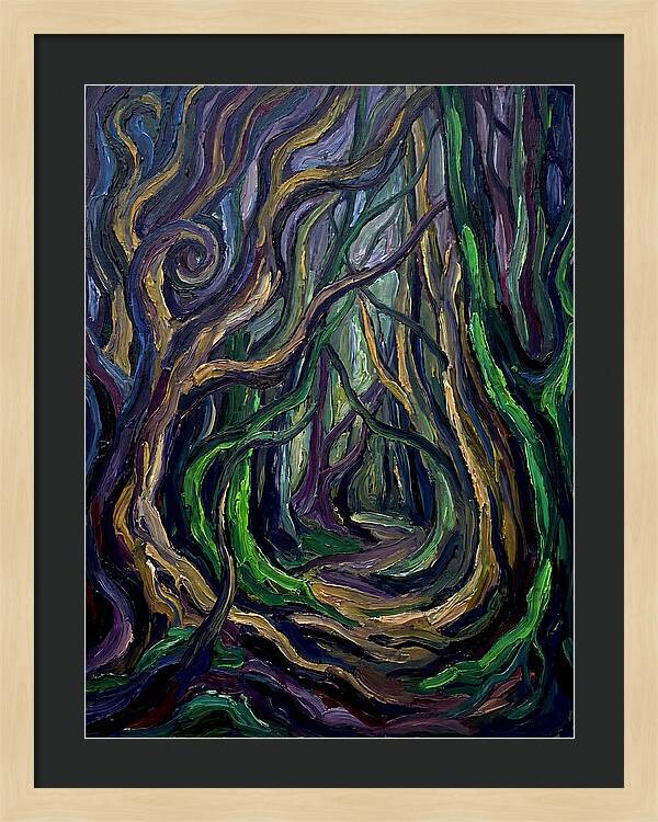 Forest Path Through Twisted Trees