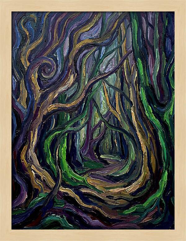 Forest Path Through Twisted Trees