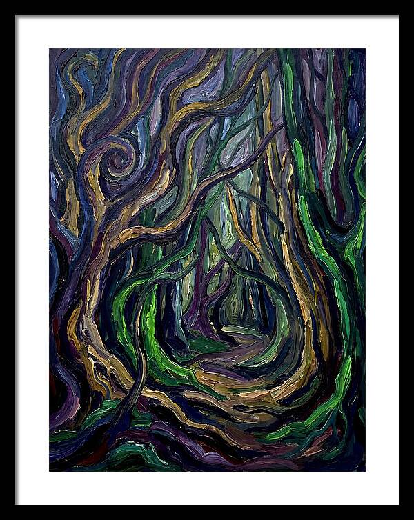Forest Path Through Twisted Trees