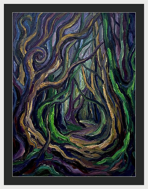 Forest Path Through Twisted Trees
