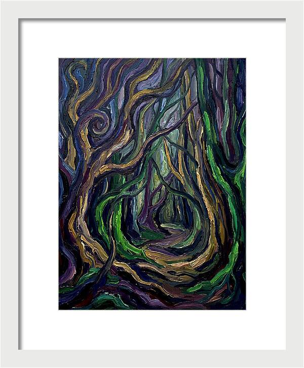 Forest Path Through Twisted Trees
