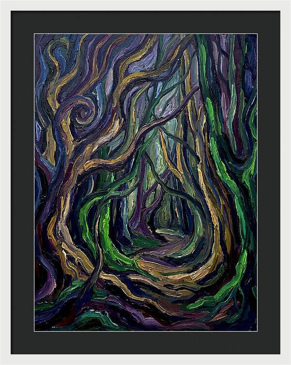 Forest Path Through Twisted Trees