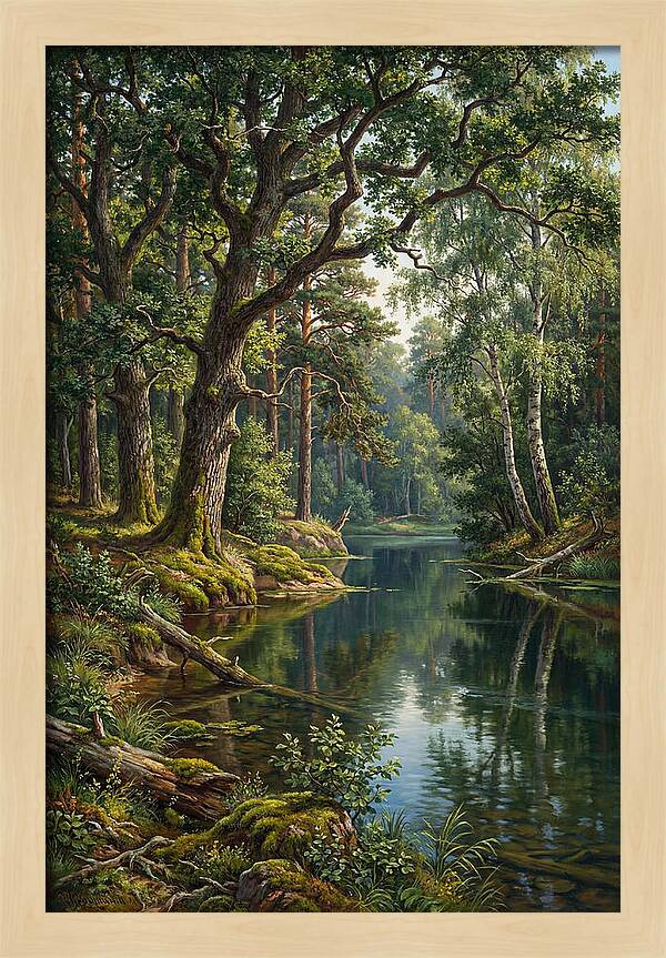 Forest Serenity Reflected