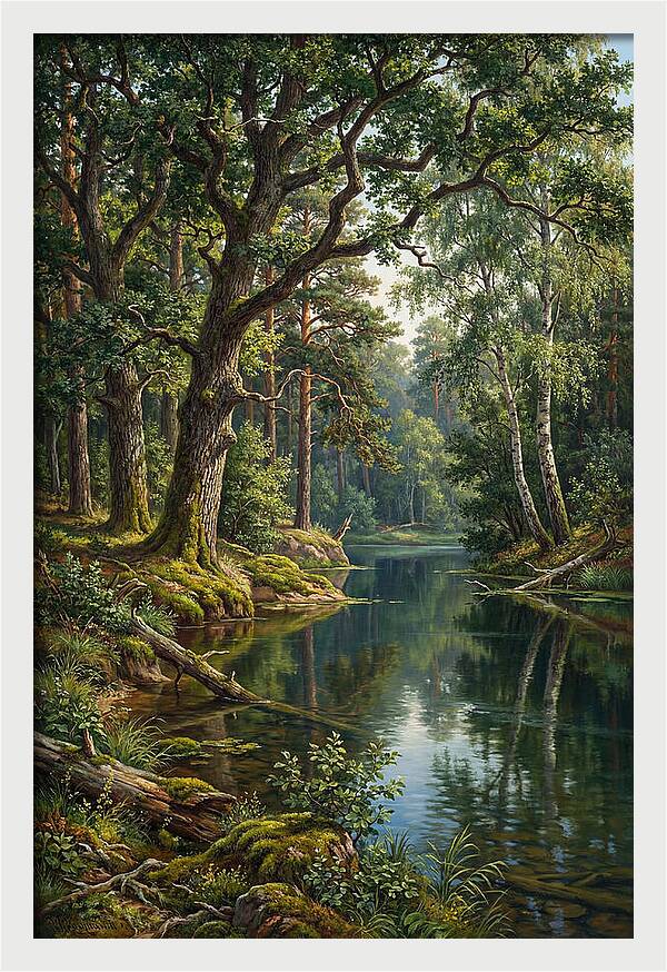 Forest Serenity Reflected