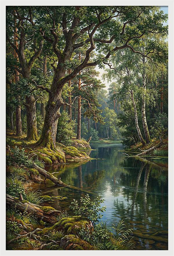 Forest Serenity Reflected