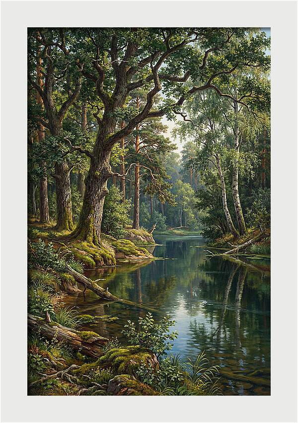 Forest Serenity Reflected
