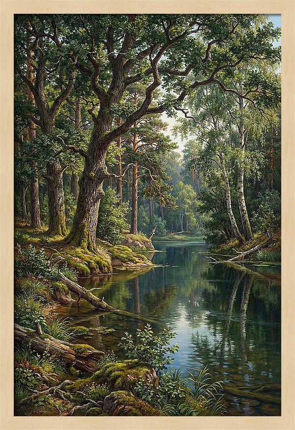 Forest Serenity Reflected