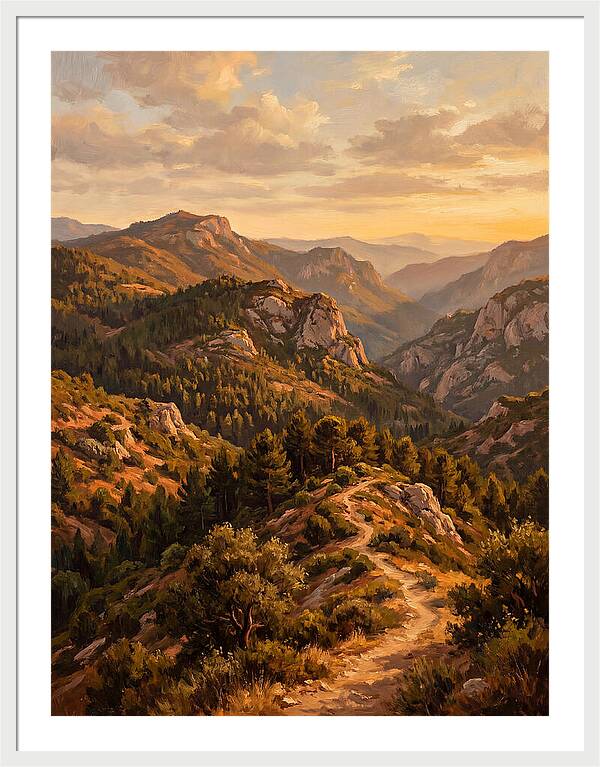 Forested Mediterranean Mountains