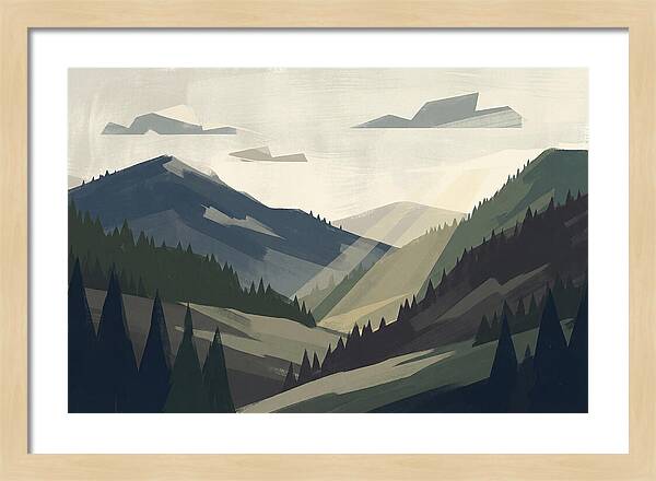 Forested Mountain Serenity