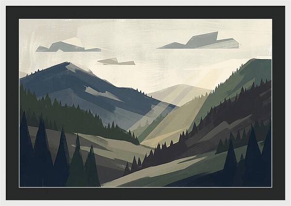 Forested Mountain Serenity