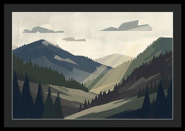 Forested Mountain Serenity