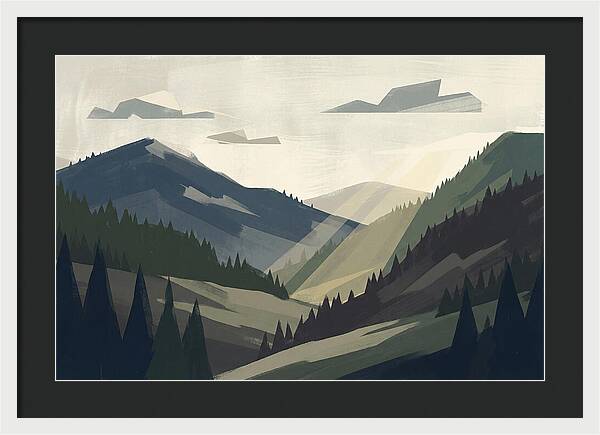 Forested Mountain Serenity