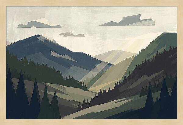 Forested Mountain Serenity