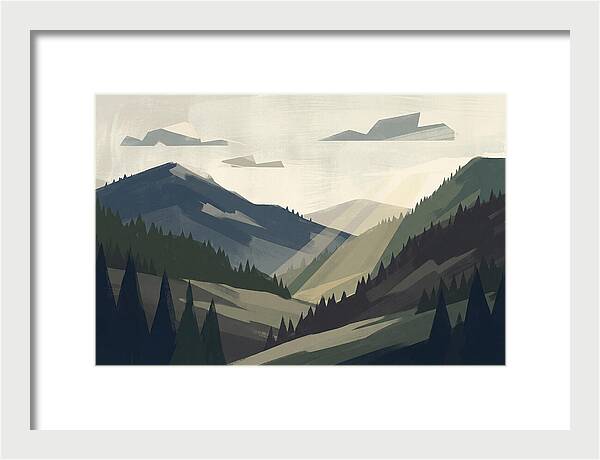 Forested Mountain Serenity