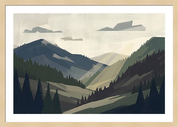 Forested Mountain Serenity