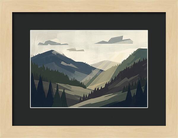 Forested Mountain Serenity
