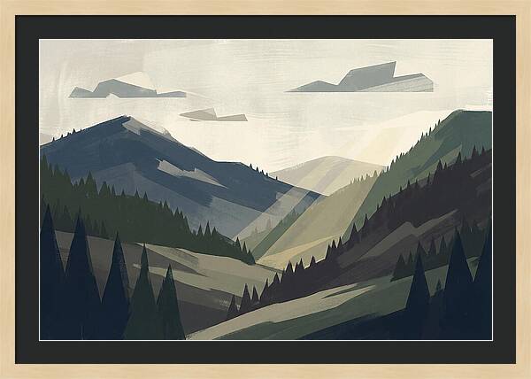 Forested Mountain Serenity