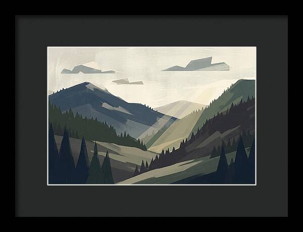 Forested Mountain Serenity