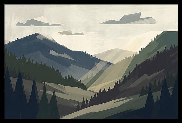 Forested Mountain Serenity