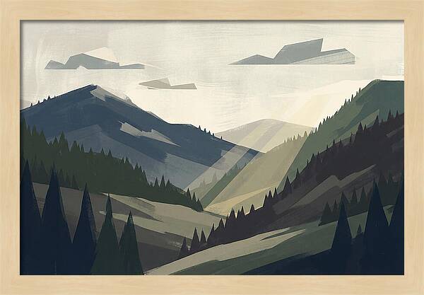 Forested Mountain Serenity