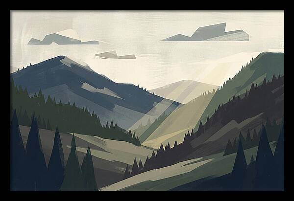 Forested Mountain Serenity
