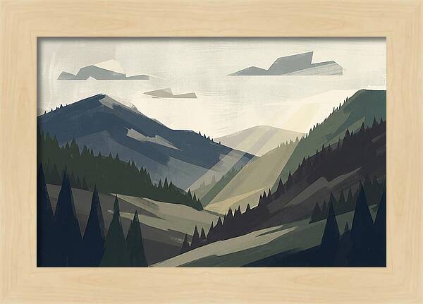 Forested Mountain Serenity